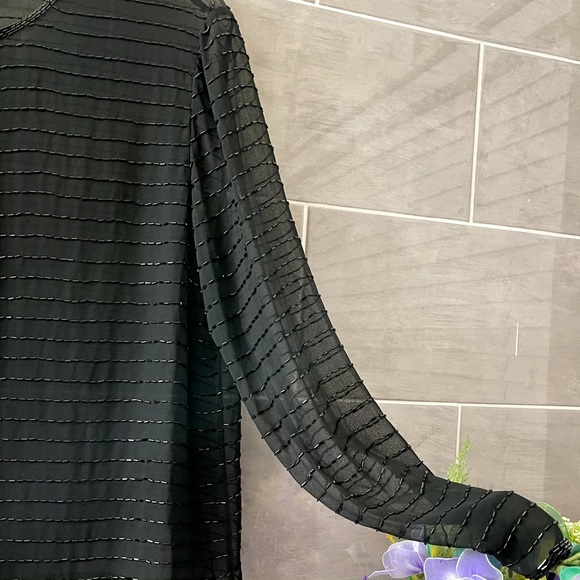 JMD New York Jackets & Coats Jmd New York Sheer Black Evening